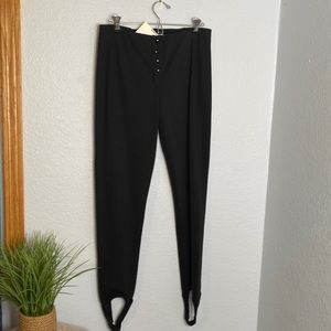 Toteme Mellau black tights stirrup pants NWT size medium